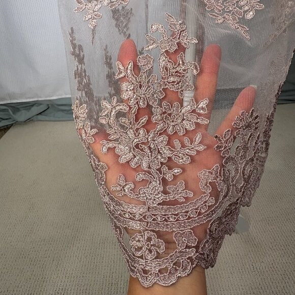 Traditional Bavarian Drindl Dress Midi Lace Satin Embroidery Corset Oktoberfest - Picture 8 of 16